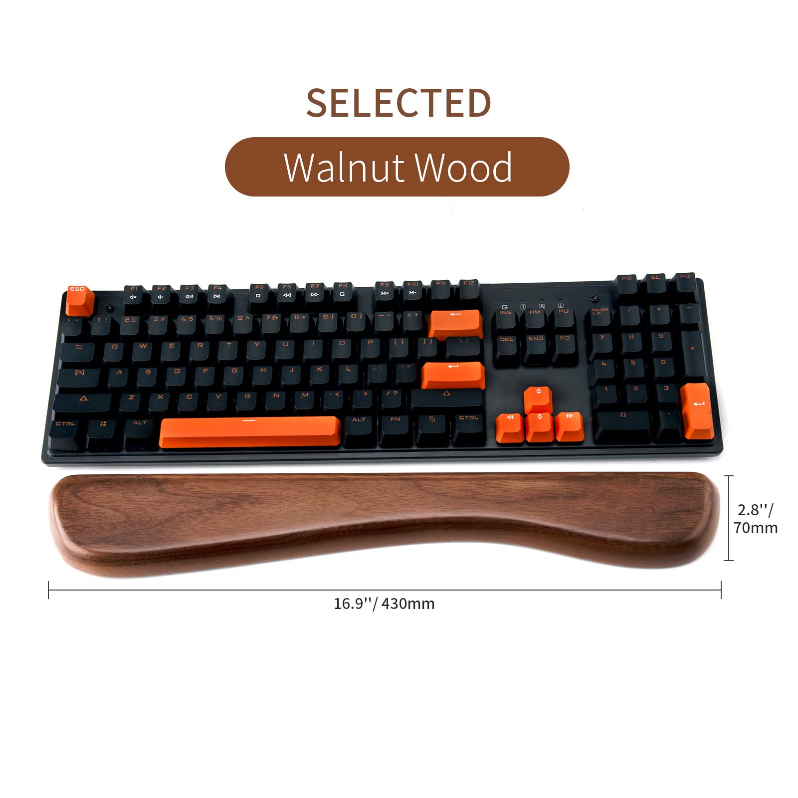 Amazon.co.jp：木製リストレスト ゲーミングキーボード リストレスト